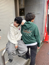 國王徽標顏料連帽衫