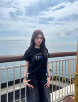 Yung Logo Sequins S/S Tee