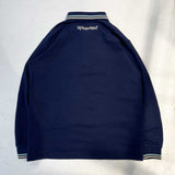 Writing Flower Patch Long Polo Shirt