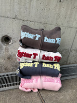 sagara heart logo zip hoodie