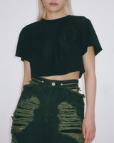 Boro Cut-Out Buggy Denim