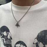 三葉草徽標魅力項鍊