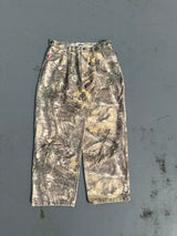 King Logo Buggy Denim Pants