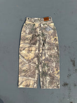 King Logo Buggy Denim Pants