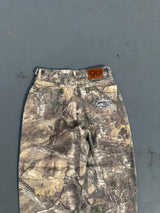 King Logo Buggy Denim Pants