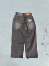 King Logo Buggy Denim Pants