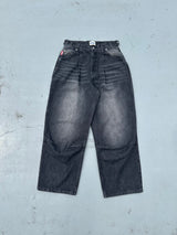 King Logo Buggy Denim Pants