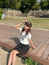 バタフライ フロント ロゴ SS Tシャツ