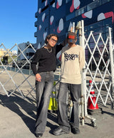 blast damage flare denim