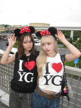 I love YG line stone nosleeve