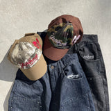 Angel logo bi-color cap