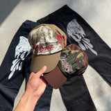 Angel logo bi-color cap