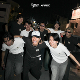 AVIREX × younger song mini waffle ss tee