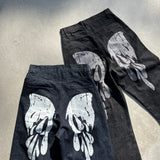 Angel shine on denim