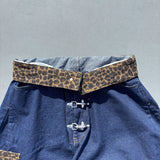 Rigid denim fireman pants