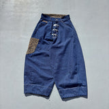 Rigid denim fireman pants