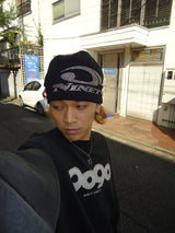 큰 heisei 로고 비니