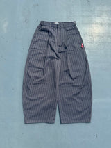 Stripe Tuck Buggy Pants