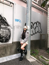 Leopard Faux Fur Short Blouson