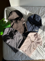 yung logo assortment nylon blouson