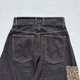Rigid denim fireman pants