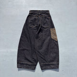 Rigid denim fireman pants