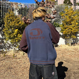 Heisei徽標針織軌道夾克