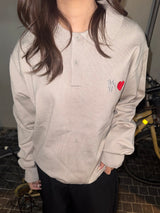 glitter knit polo shirt