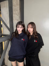 glitter knit polo shirt