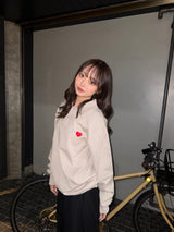 glitter knit polo shirt