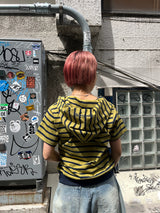 Assort Short sleeve zip hoodie