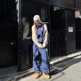 N logo side-zip nylon pants