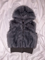 Faux Fur Hood Vest