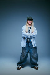 Bone Stripe L/S Shirt