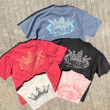 國王徽標清洗T卹