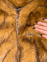 Faux Fur Hood Vest