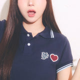 MSB 하트 패치 폴로