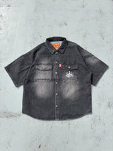 King Logo Vintage Denim S/S Shirt