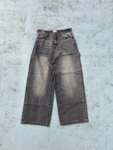 King Logo Double Knee Buggy Pants