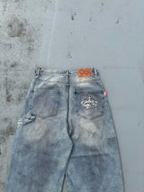 King Logo Double Knee Buggy Pants
