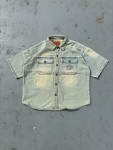 King Logo Vintage Denim S/S Shirt