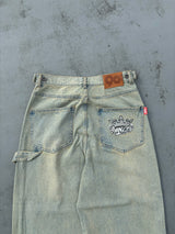 King Logo Double Knee Buggy Pants