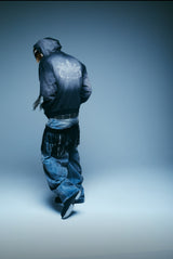 運動徽標徽標色素拉鍊連帽衫