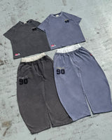 90 Number Layered Sweat pants