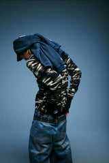 迷彩熱力亨利脖子L/S T卹