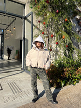 reversible puffy jacket