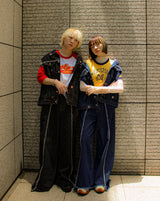 內在和平牛仔布寬鬆褲子