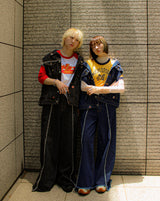 내면의 평화 데님 조끼