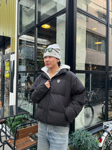 reversible puffy jacket