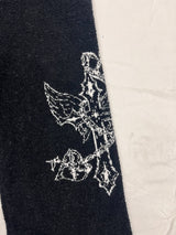 Ninety Girl Logo 針織褲